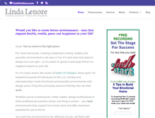 Tablet Screenshot of lindalenore.com